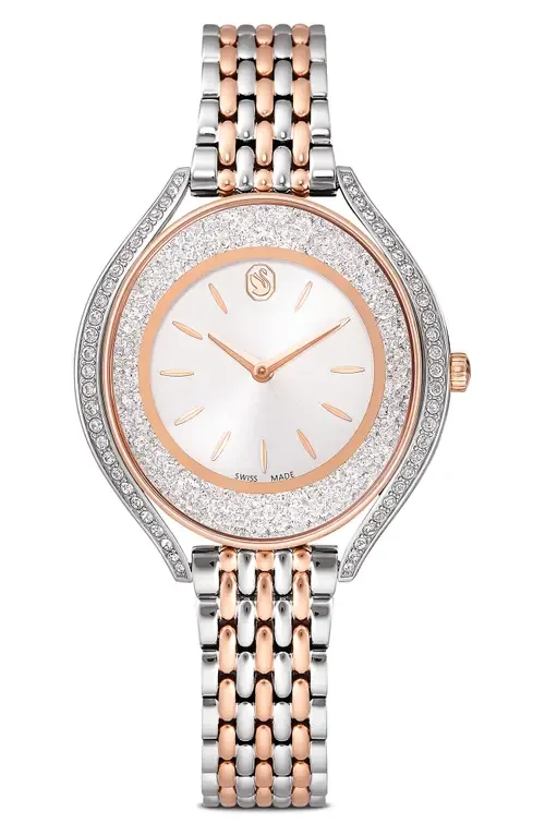 Crystalline Aura Bracelet Watch, 35mm x 40mm by Swarovski