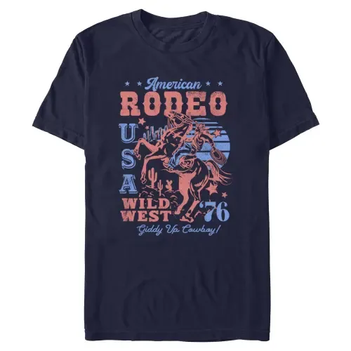 American Rodeo Wild West Short Sleeve Graphic T-Shirt by Lost Gods