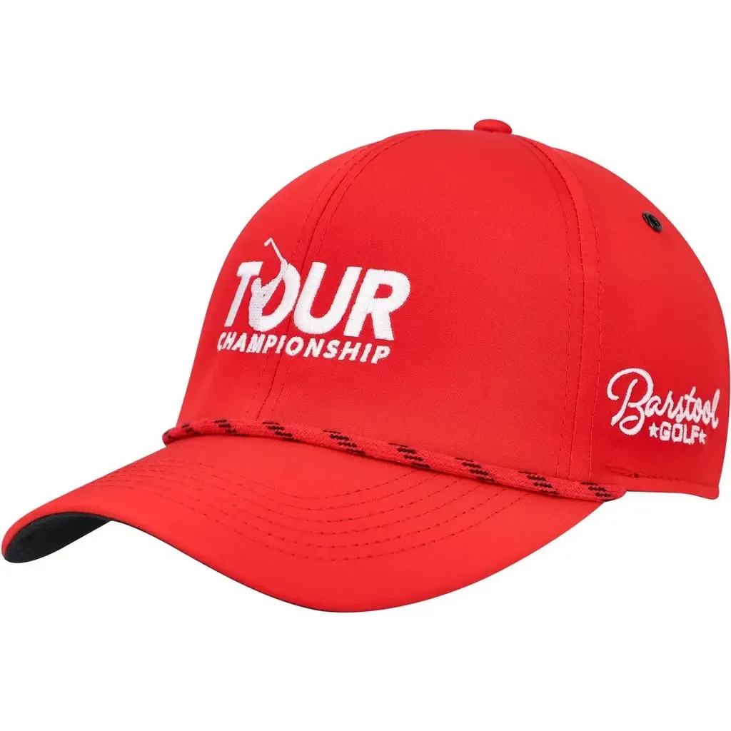 Barstool Golf Red TOUR Championship Retro Adjustable Hat by BARSTOOL GOLF
