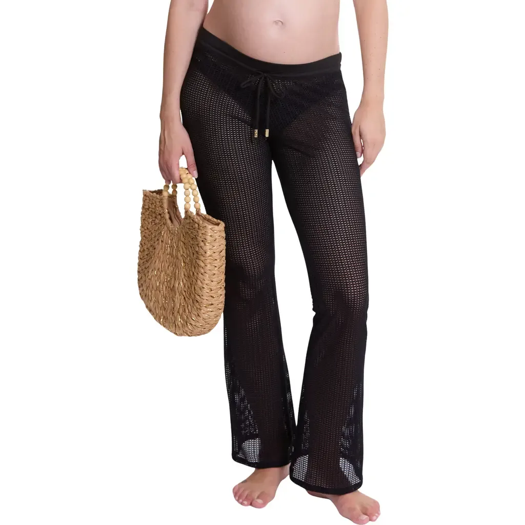 Milos Sheer Maternity Cover-Up Pants by Cache Coeur