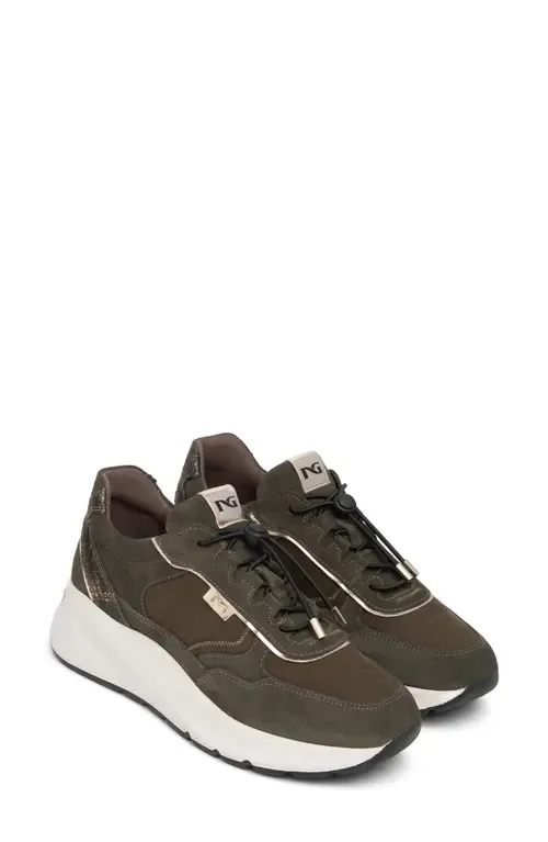 Bungee Leather Sneaker by NeroGiardini