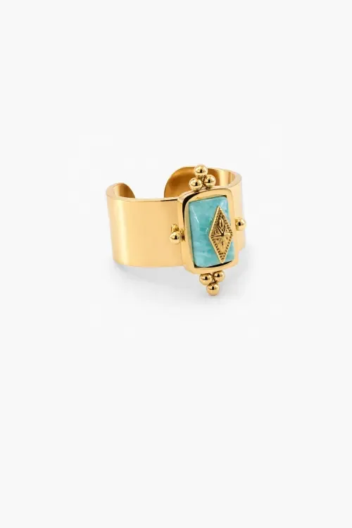 Royal Knight Amazonite Ring by Meideya