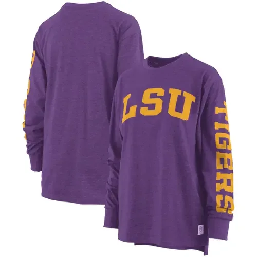 Pressbox LSU Tigers Two-Hit Canyon Long Sleeve T-Shirt by PRESSBOX