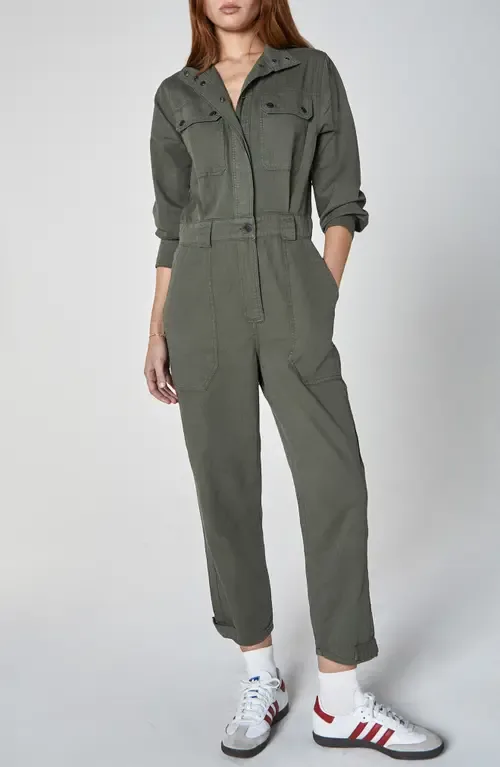 Janna Long Sleeve Cotton Utility Jumpsuit by Unpublished