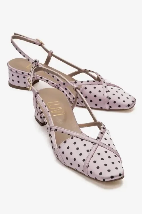 Olena Block Heel Slingback Pump by Prologue Shoes