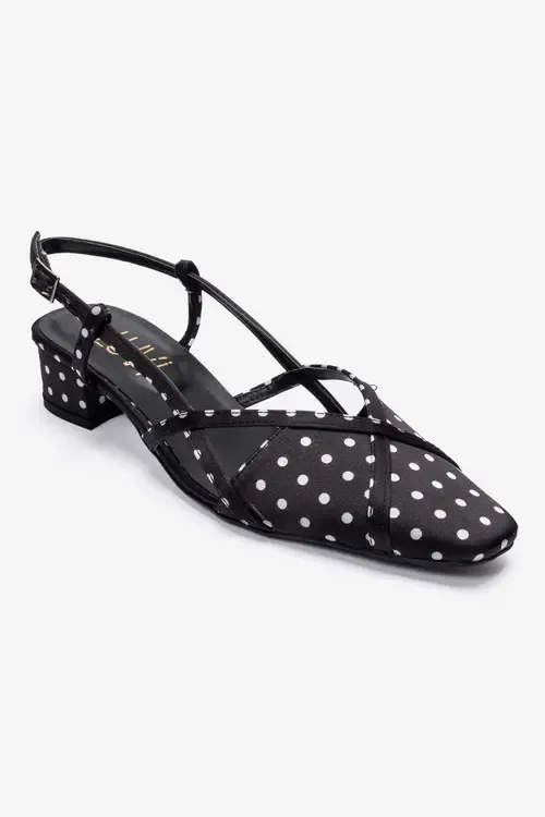 Olena Block Heel Slingback Pump