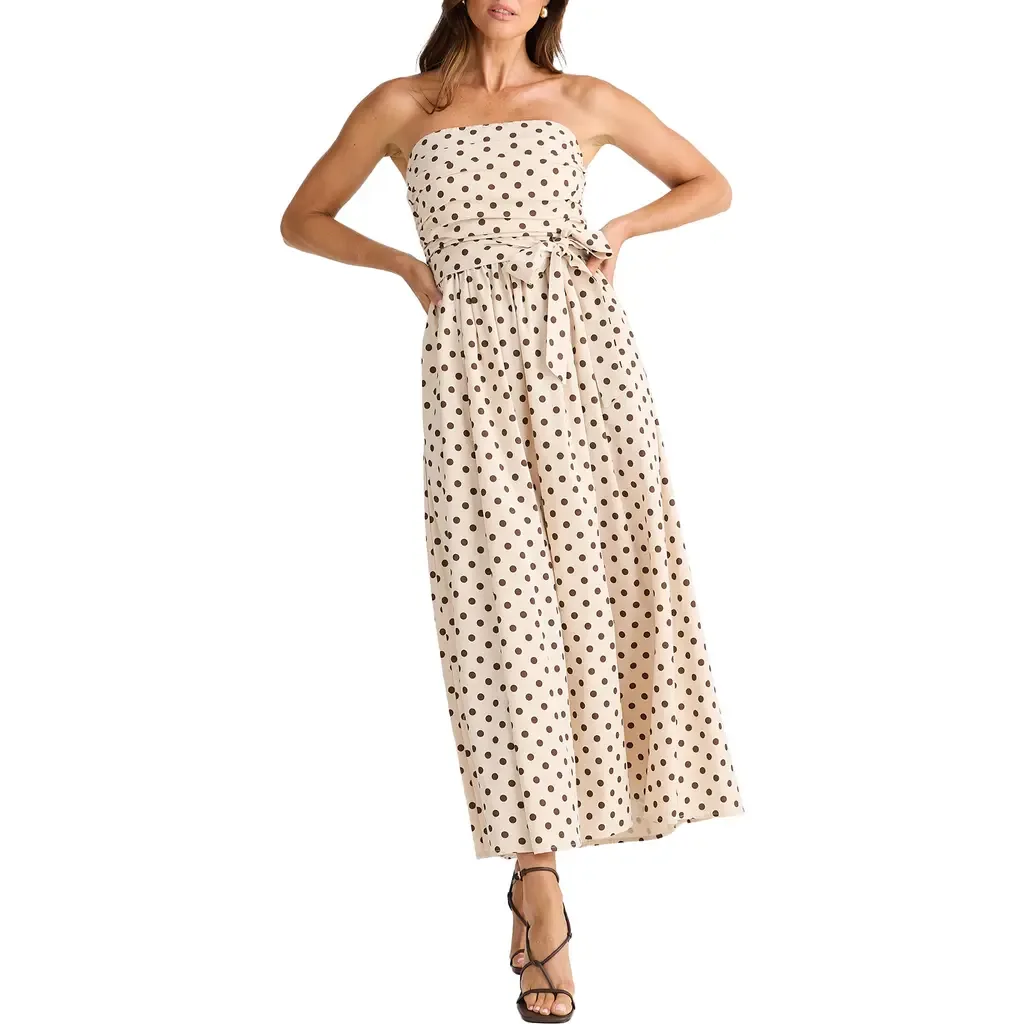 Avalon Strapless Maxi Dress by Brave+True