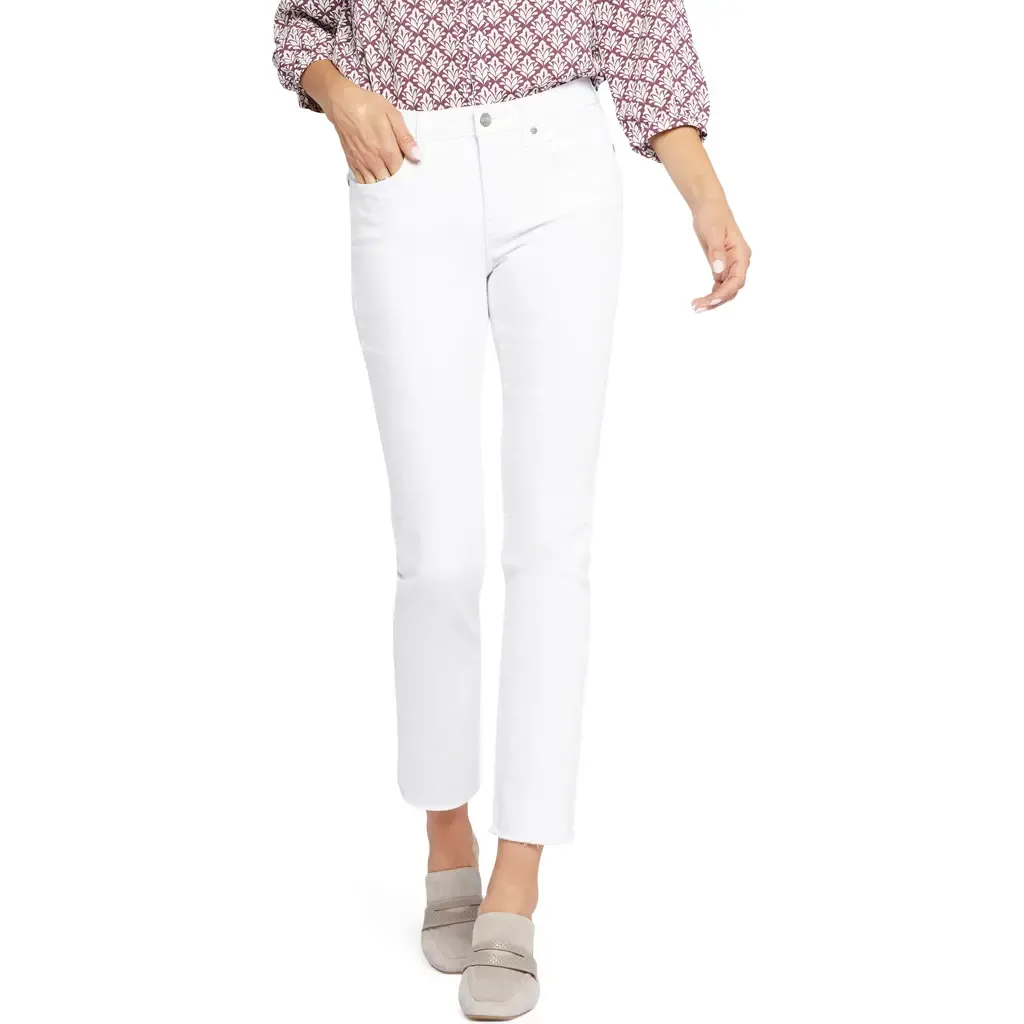 Sheri Frayed Hem Slim Jeans by NYDJ
