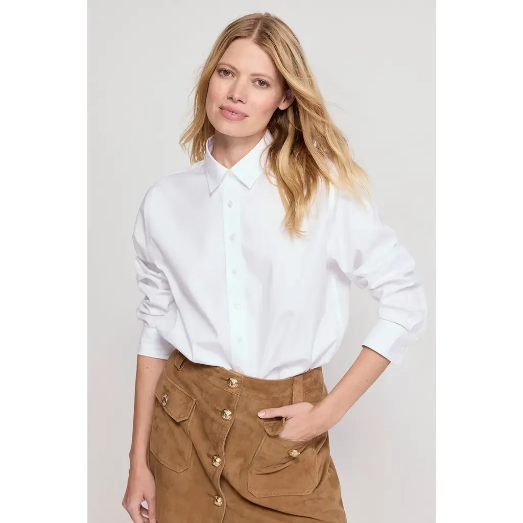 The Jet Set Boyfriend Shirt by The Shirt by Rochelle Behrens