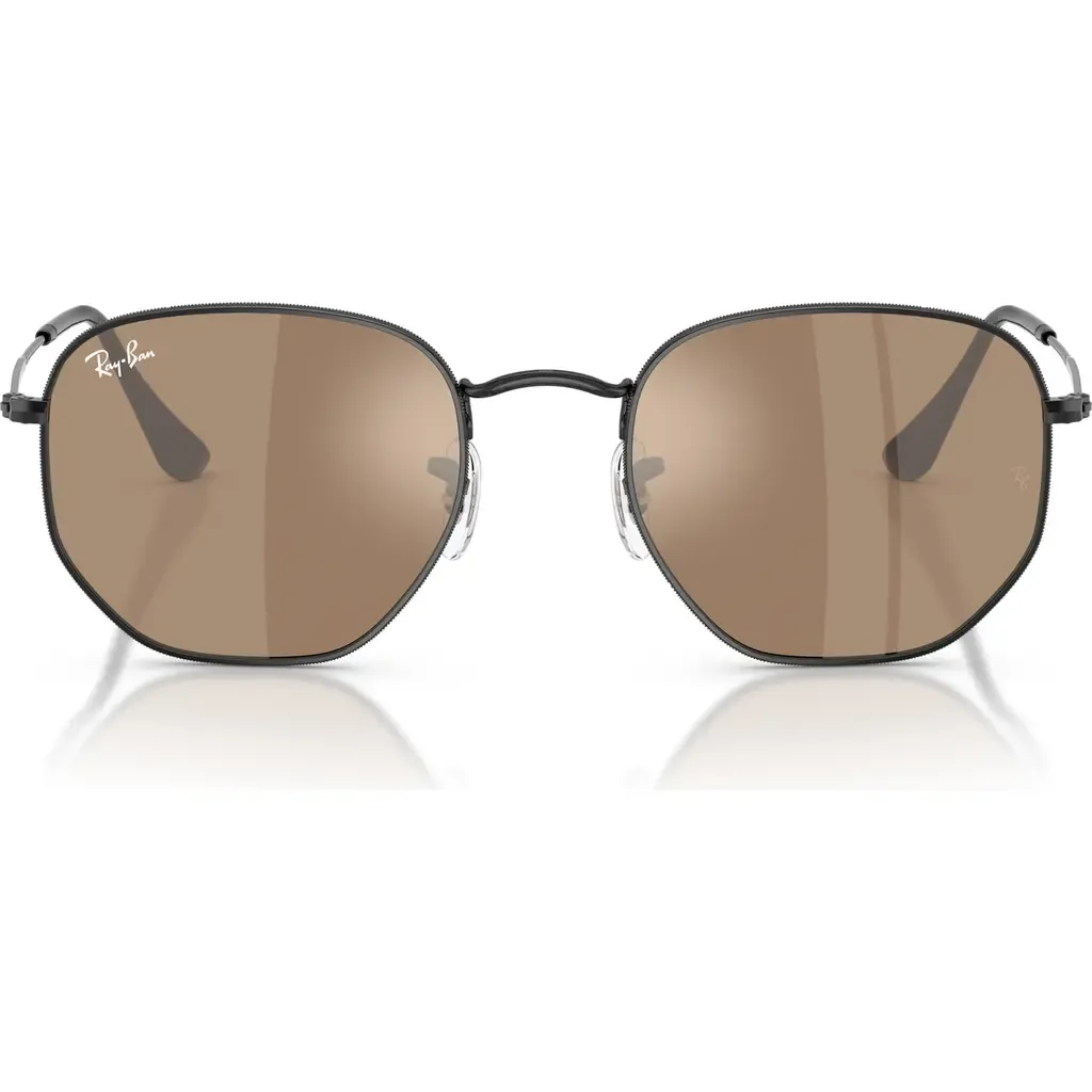 54mm Hexagonal Flat Lens Sunglasses by Ray-Ban