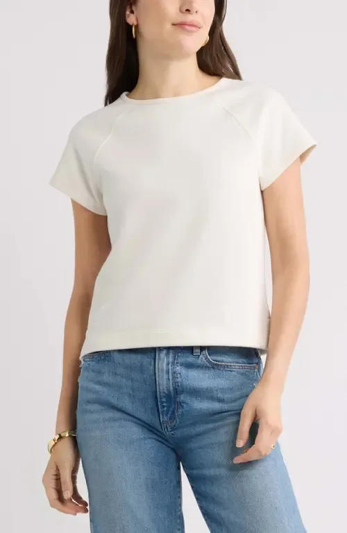 Short Sleeve Terry Sweatshirt by caslon(r)