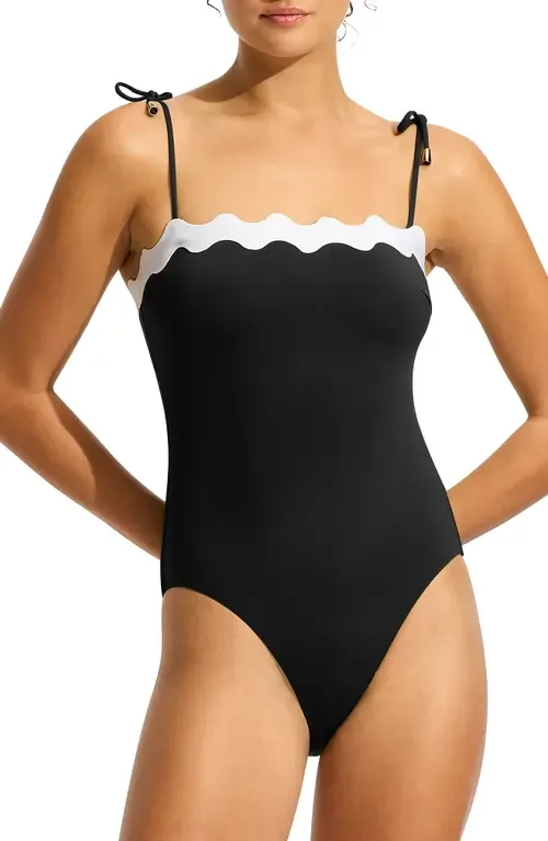 Rickrack One-Piece Swimsuit by Seafolly
