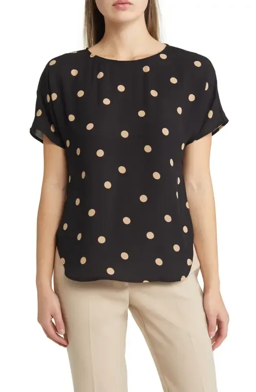 Polka Dot Blouse by Anne Klein