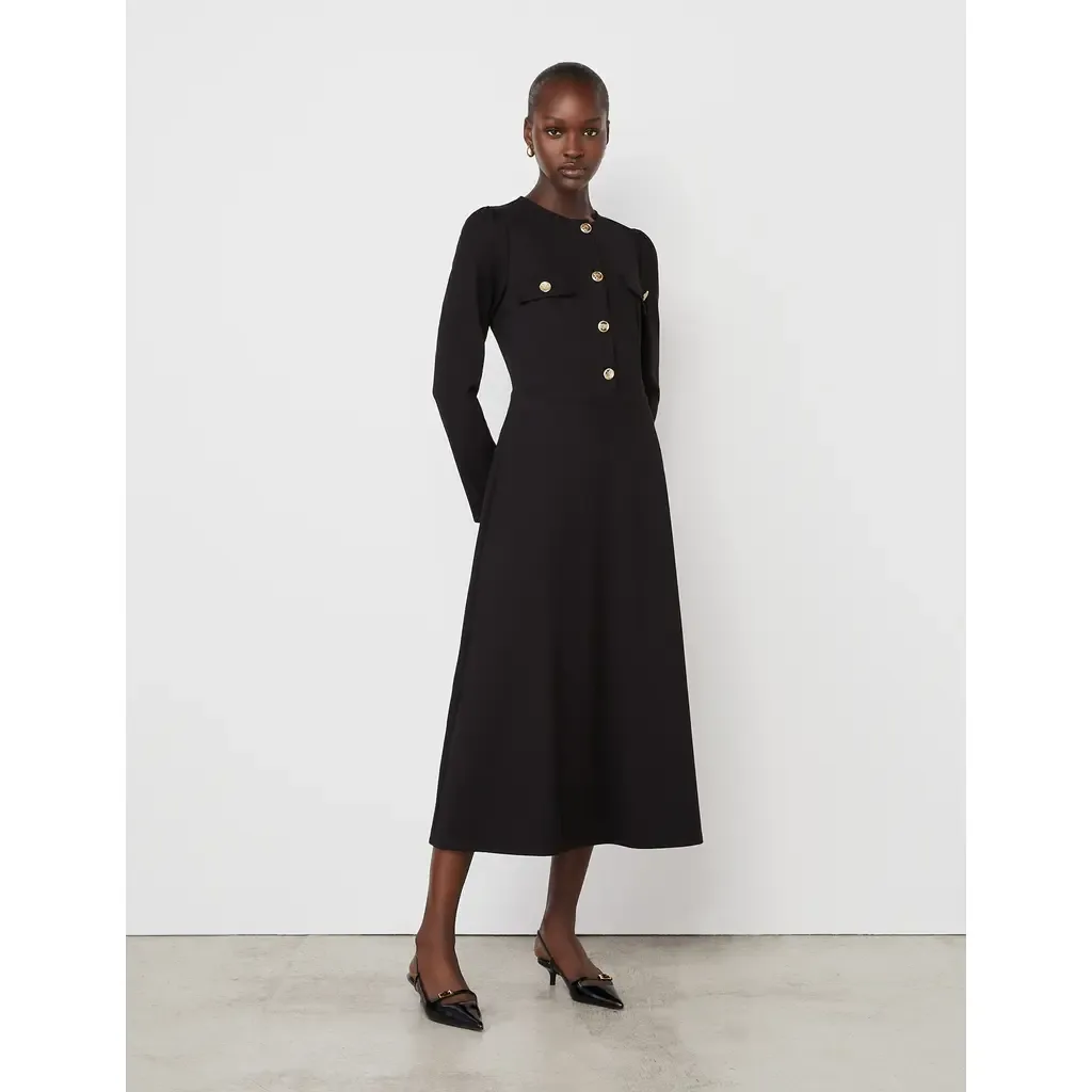 Gilly Ponte Jersey Midi Dress by Finery London
