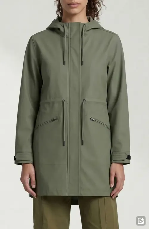 Sibil Hooded Water Repellent Jacket by Noize