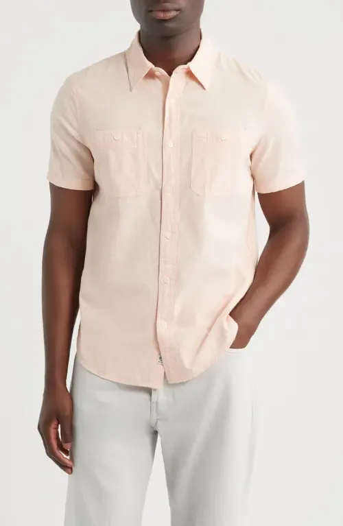 Mason Classic Fit Short Sleeve Button-Up Work Shirt by AG