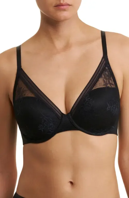 Love Lace Back Smoothing Plunge T-Shirt Bra by Natori