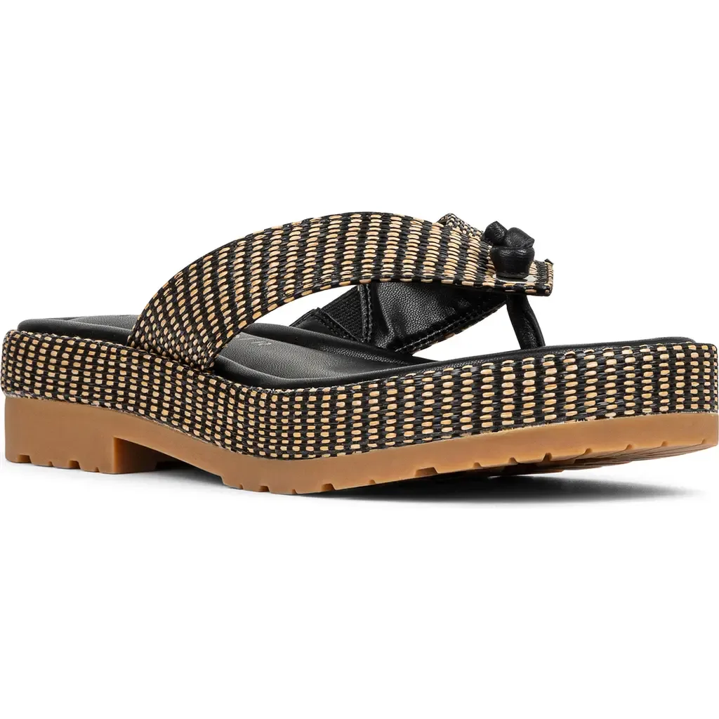 Sylverr Platform Flip Flop by Donald Pliner