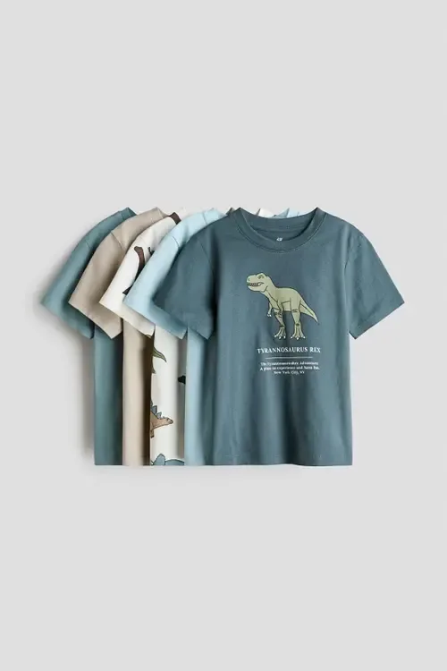 5-Pack Jersey T-Shirts by H&M