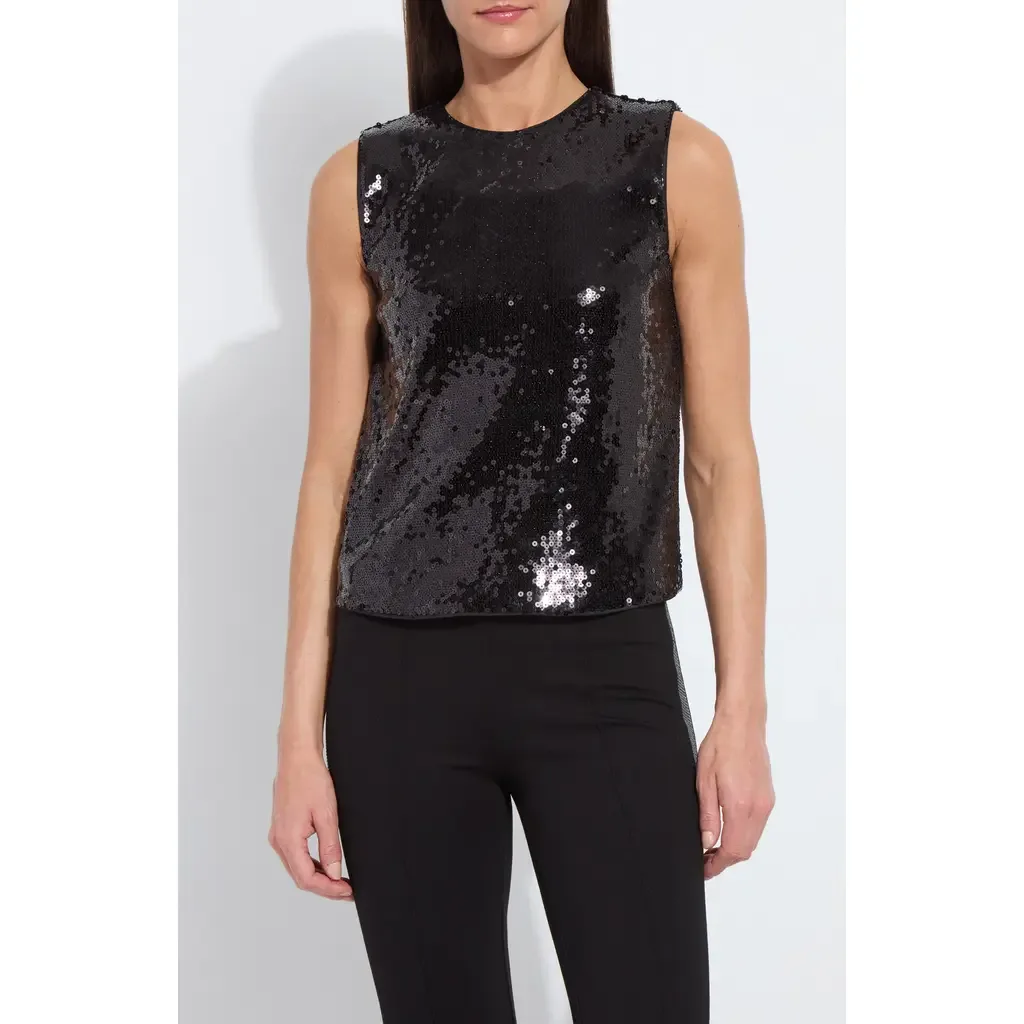 Adaline Sequin Shell Top