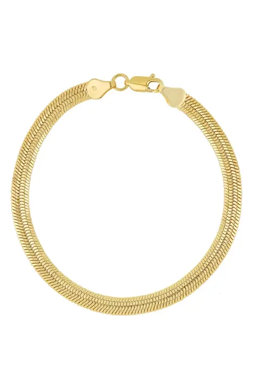 Flat Chain Bracelet by Bony Levy