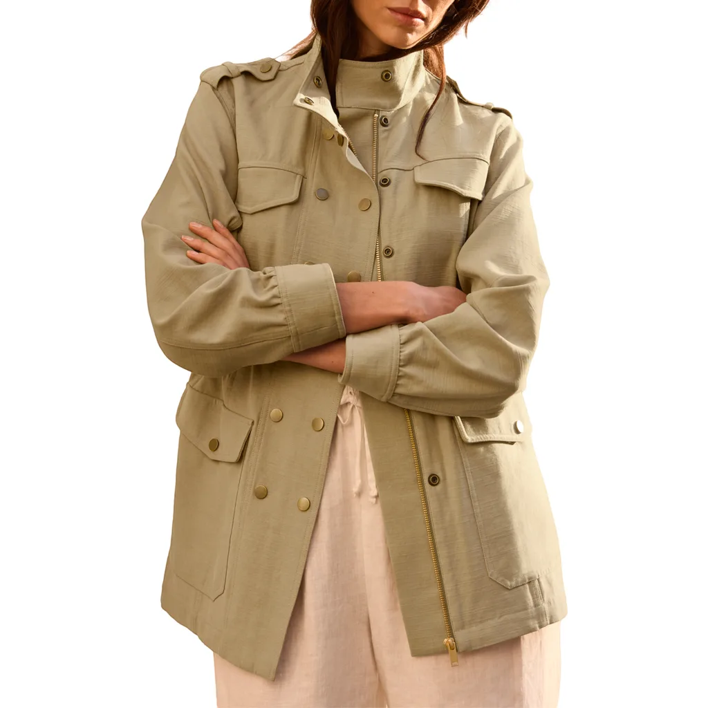 Washed Four Pocket Shacket by MINT VELVET