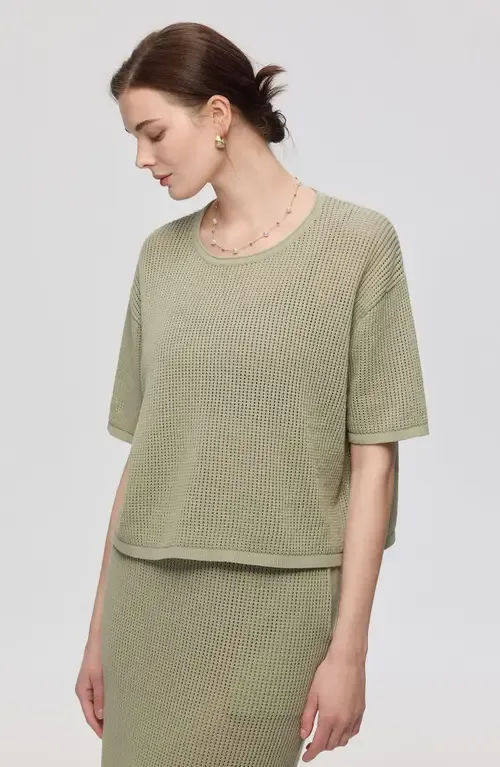 Marina Crochet Tee by JUANA
