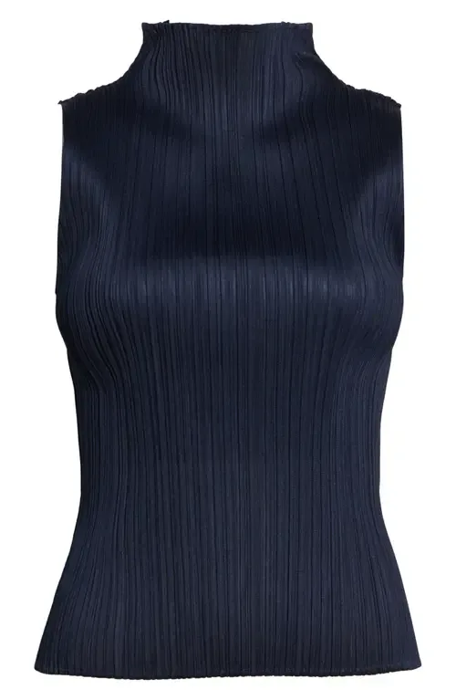 Colorful Basics 4 Pleated Sleeveless Top by Pleats Please Issey Miyake