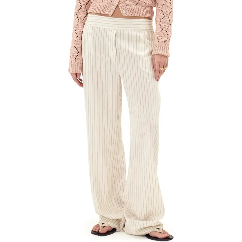 Santorini Stripe Wide Leg Pants by DELUC