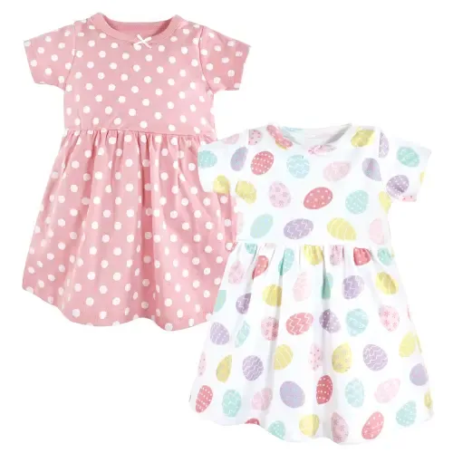 Cozy Stylish Baby Dress 2Pk by Hudson Baby