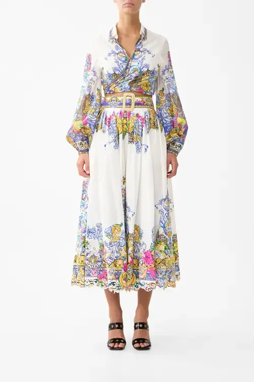 Belted Midi Skirt by Camilla