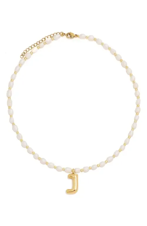 Dainty Initial Pendant Necklace by Petit Moments