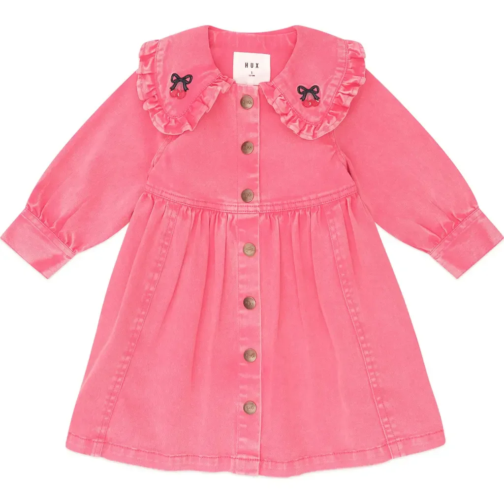 Vintage Cherry Collar Dress by Huxbaby