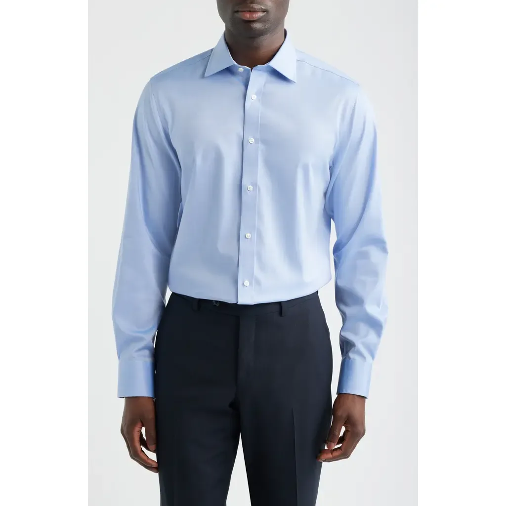 Modern Fit Pima Cotton Dress Shirt by Hickey Freeman