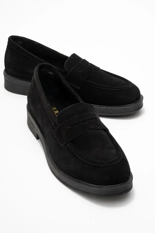 Bree Platform Penny Leather Loafer by Forever & Always Shoes