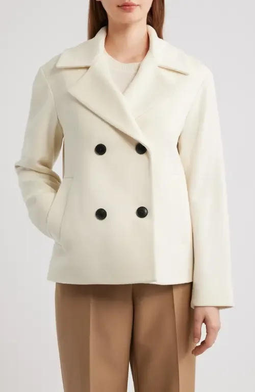 Jane Wool Peacoat by Fleurette