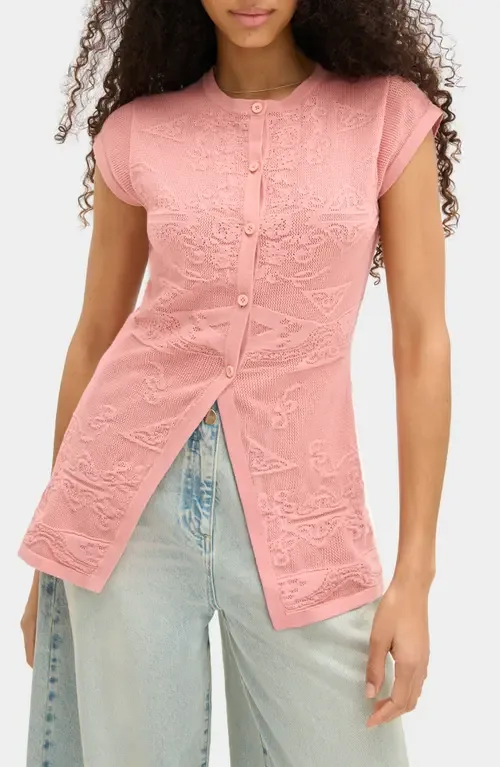 Lisbeth Knit Longline Waistcoat by ALIGNE