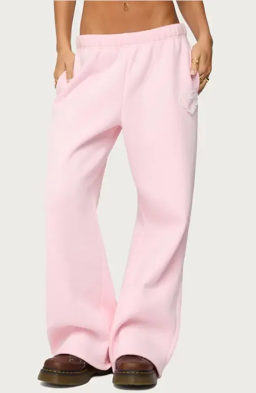 Love Edikted Wide Leg Sweatpants