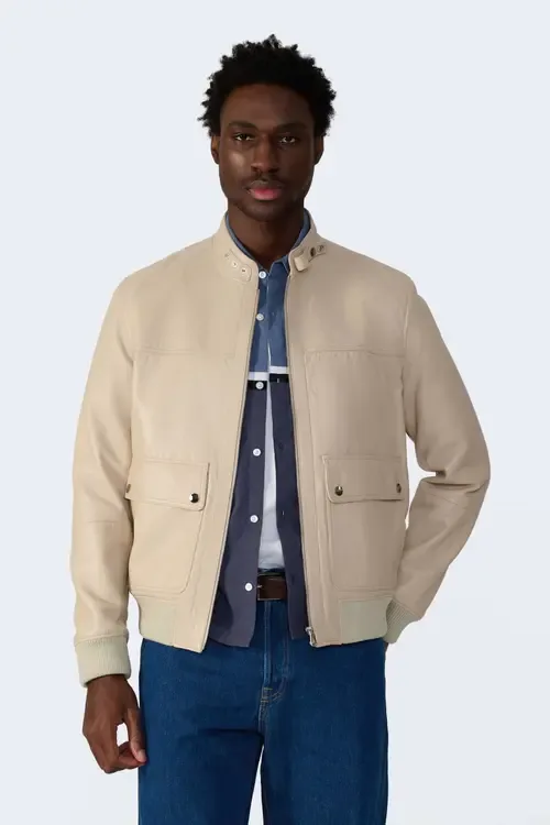 Rafe Leather Jacket by FURNIQ UK