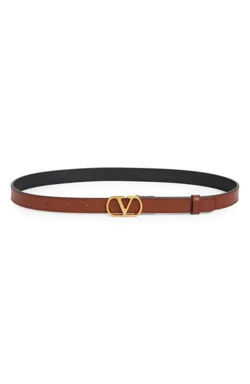 VLOGO Signature Leather Belt