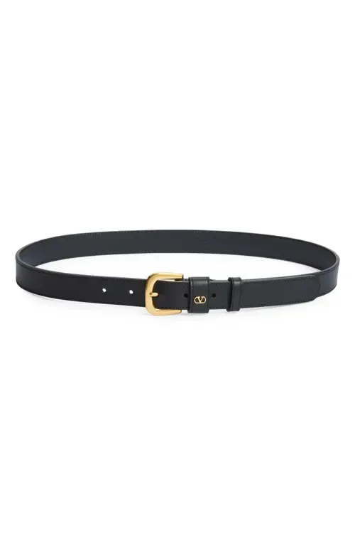 VLOGO Signature Leather Belt