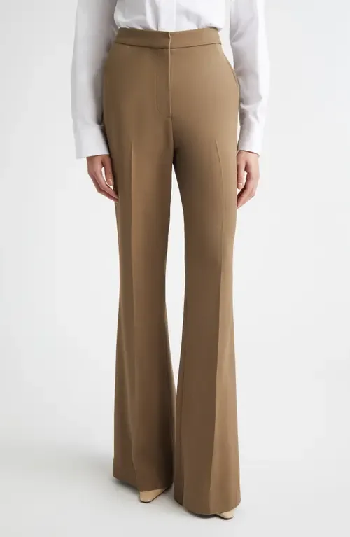 Stretch Crepe Flare Leg Pants by ST. JOHN