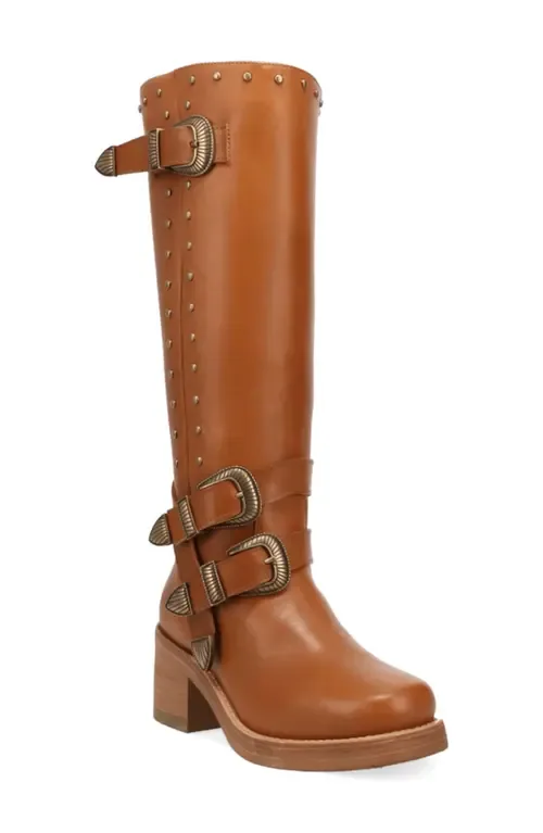 Fillmore Studded Knee High Boot