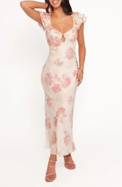 Liona Print Maxi Dress by Petal & Pup