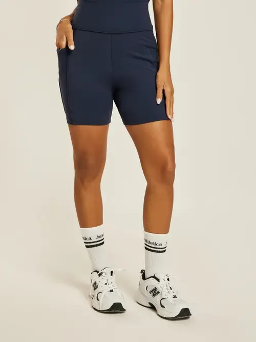 Be 180 High-Waisted Cycling Shorts by Be Athletica