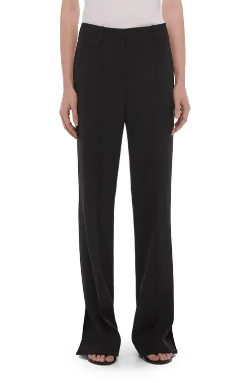 Wool Gabardine Bootcut Pants by Helmut Lang