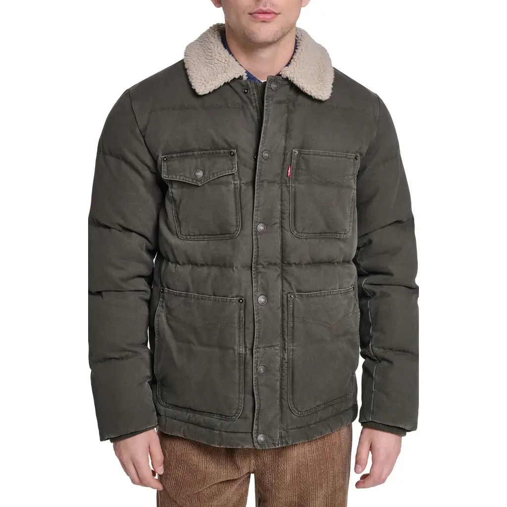 Quilted Chore Jacket by levi's