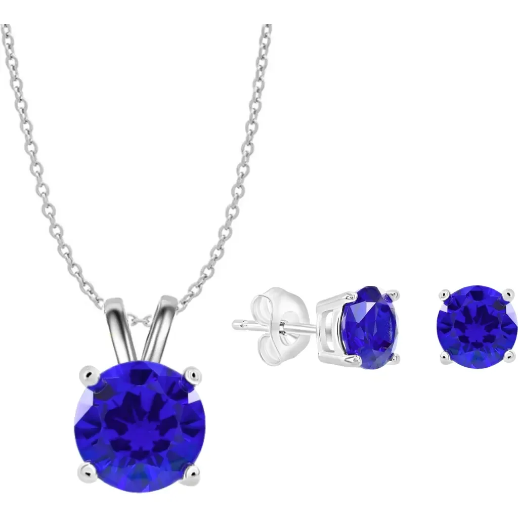Sterling Silver Necklace and Earrings Set by Donatello Gian