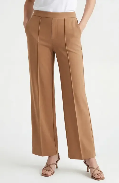 Kayla Wide Leg Pull-On Trousers by Liverpool Los Angeles