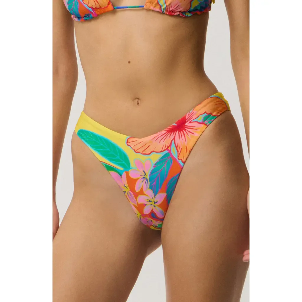 Bliss Cheeky High Leg Bikini Bottoms by Rip Curl